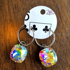 NWT rhinestone earrings